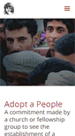 Mobile Screenshot of adopt-a-people.org